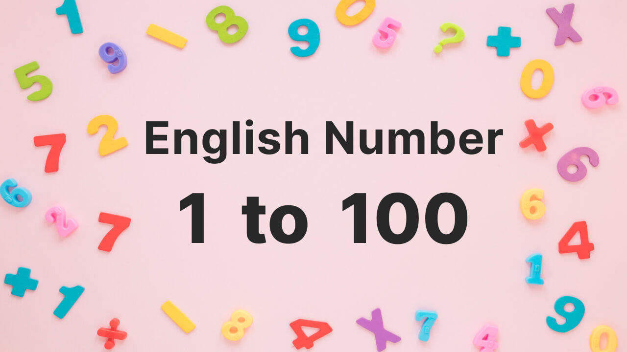 to 100 English Counting Count in English